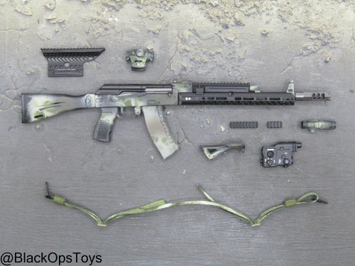 SOBR - Version S - Camo AK74 Rifle w/Folding Stock & Attachment Set