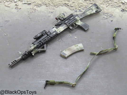 SOBR - Version S - Camo AK74 Rifle w/Folding Stock & Attachment Set