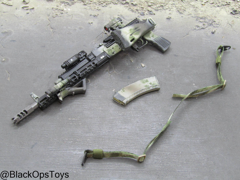 Load image into Gallery viewer, SOBR - Version S - Camo AK74 Rifle w/Folding Stock &amp; Attachment Set
