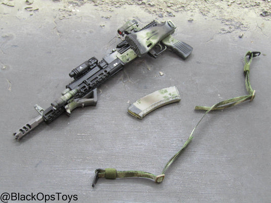 SOBR - Version S - Camo AK74 Rifle w/Folding Stock & Attachment Set