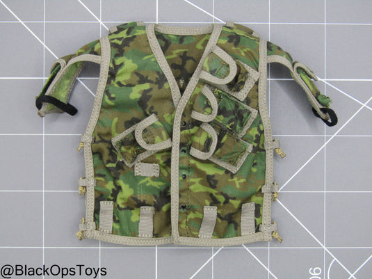 Vietnam - US Seal Point Man - Woodland Camo Survival Vest