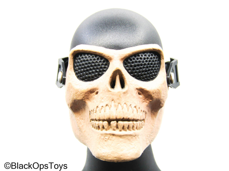 Load image into Gallery viewer, Tan Skull Mask

