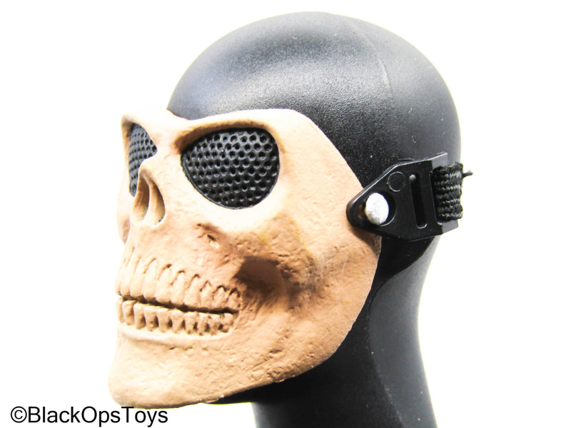 Load image into Gallery viewer, Tan Skull Mask
