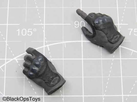 Black Gloved Hands