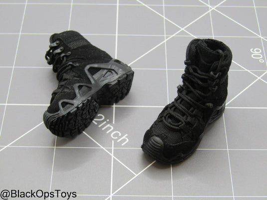 Russian SOBR Granit - Black Combat Boots (Foot Type)