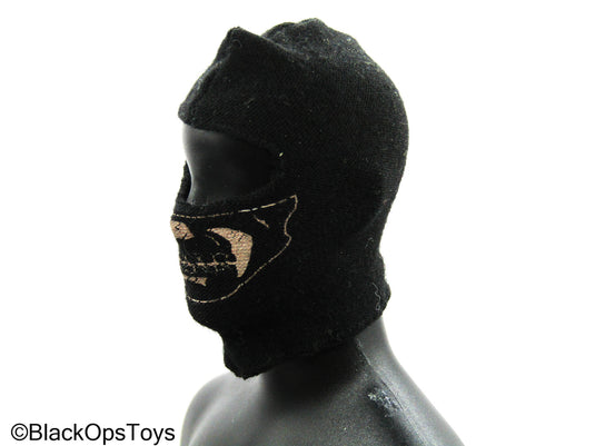Scratch & Dent (READ DESC) - Black Balaclava w/Tan Skull Design