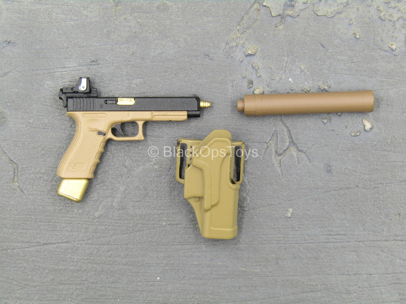 Load image into Gallery viewer, Doom&#39;s Day Kit - 9mm Pistol w/Suppressor &amp; Holster
