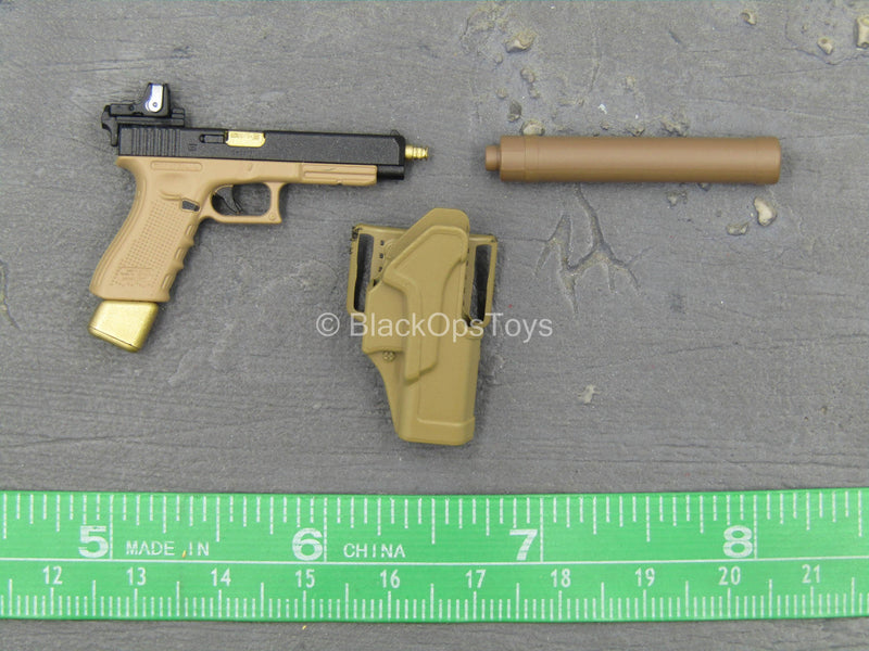 Load image into Gallery viewer, Doom&#39;s Day Kit - 9mm Pistol w/Suppressor &amp; Holster
