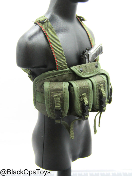 Bam 1/6 OD Green Chest Rig w/M9 Pistol