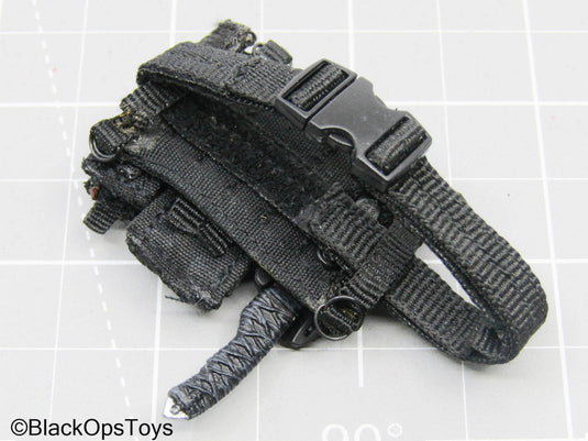 Black Belt w/MOLLE Pouch, Knife, & Sheath