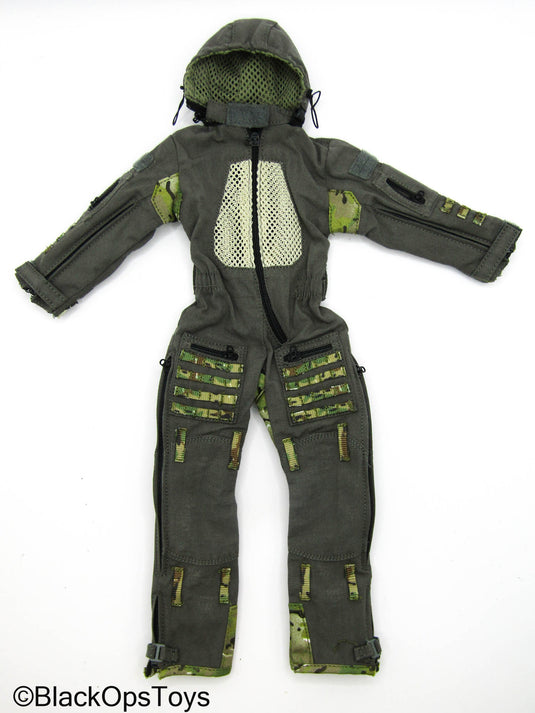 FSB Spetsnaz Alpha - Grey Hooded Body Suit w/MOLLE Sections