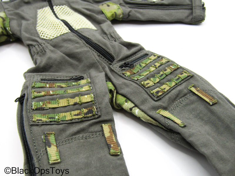 Load image into Gallery viewer, FSB Spetsnaz Alpha - Grey Hooded Body Suit w/MOLLE Sections
