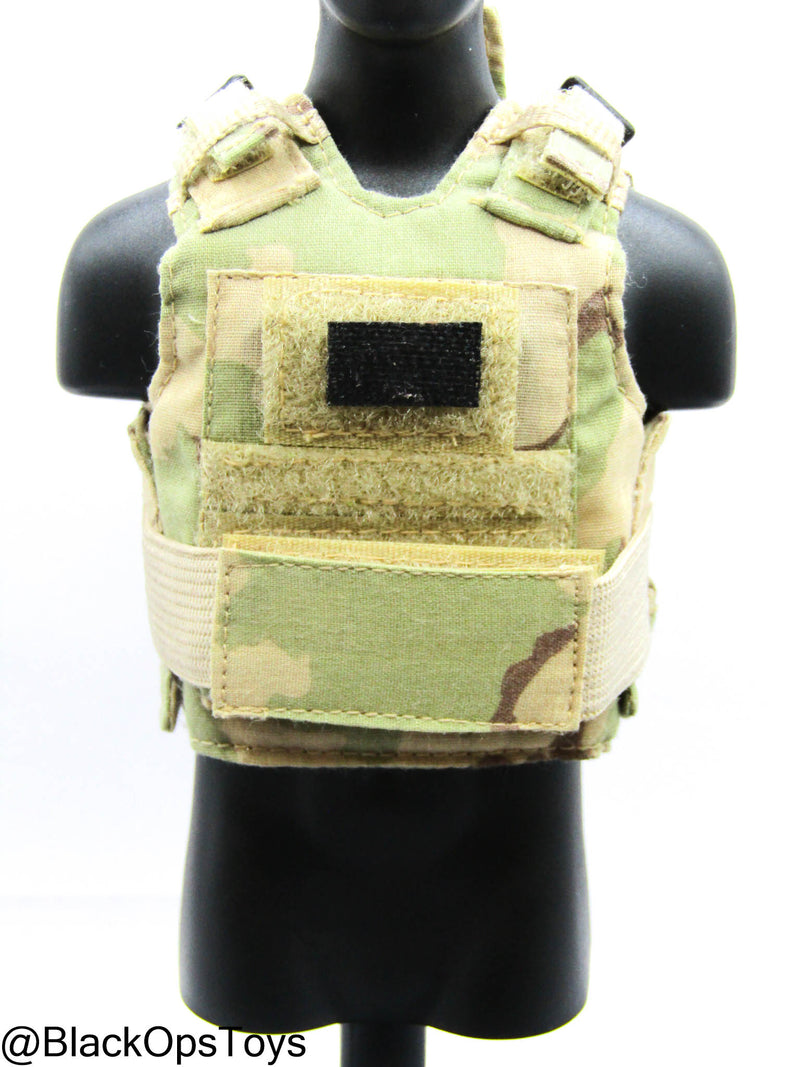 Load image into Gallery viewer, Bam 1/6 3C Desert Camo Plate Carrier Vest w/Pouch (ACE)
