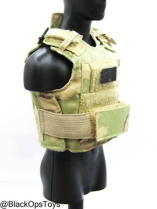 Bam 1/6 3C Desert Camo Plate Carrier Vest w/Pouch (ACE)