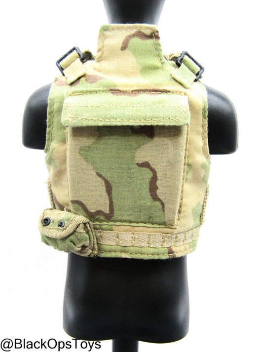 Bam 1/6 3C Desert Camo Plate Carrier Vest w/Pouch (ACE)