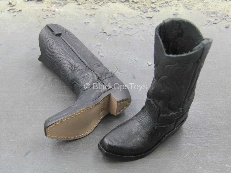 Load image into Gallery viewer, Western Gear - Black 1920&#39;s Boots (Foot Type)
