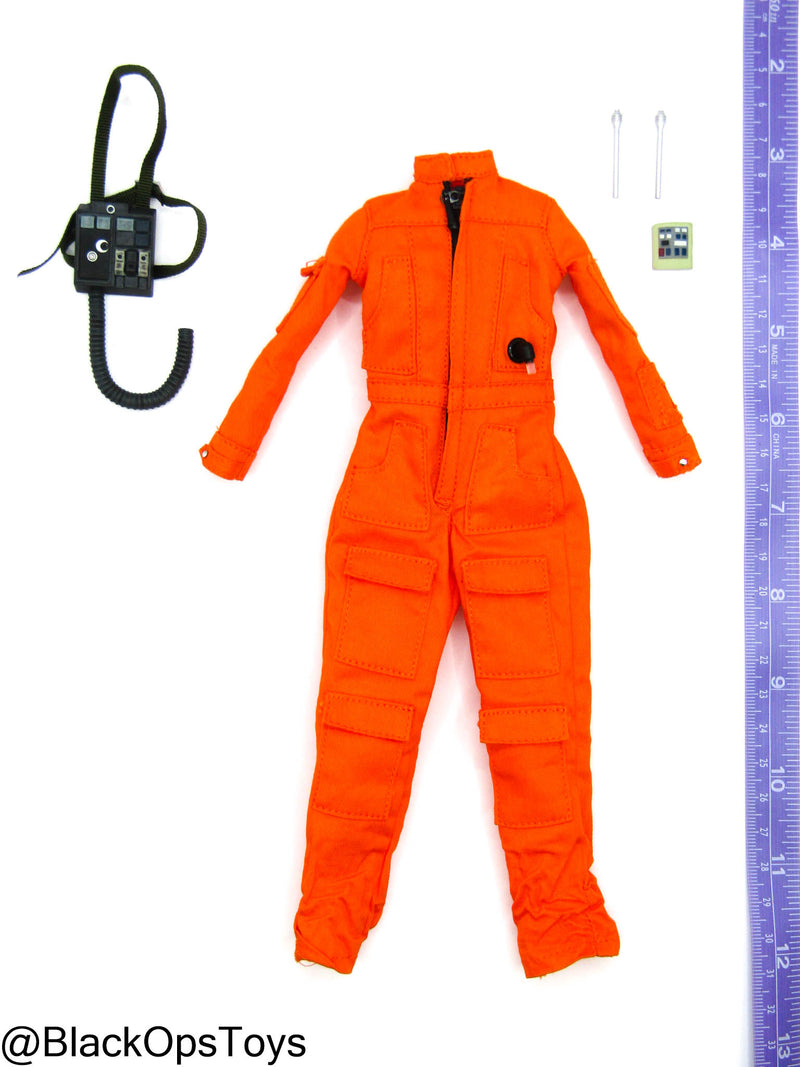 Load image into Gallery viewer, Female Jedi Knight - Orange Jumpsuit w/Life Support System
