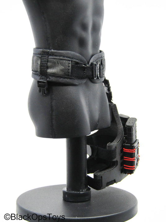 Black Drop Leg Holster w/Mag Set