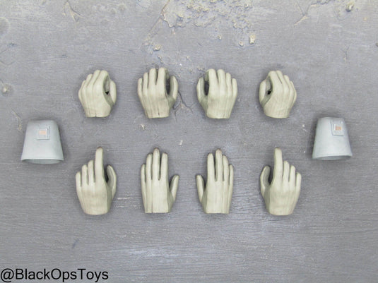 Female Jedi Knight - Grey Gloved Hand Set (x8)