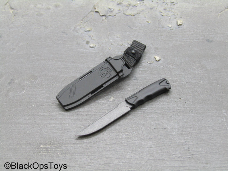 Load image into Gallery viewer, FSB Spetsnaz Alpha - Black Knife w/Sheath
