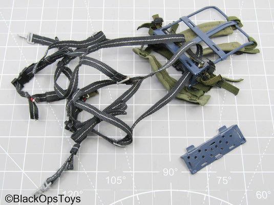 OD Green Harness w/Metal Backpack Frame