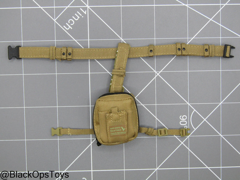 Load image into Gallery viewer, Bam 1/6 Tan Belt w/Drop Leg IFAK Pouch (Barrack Sergeant)

