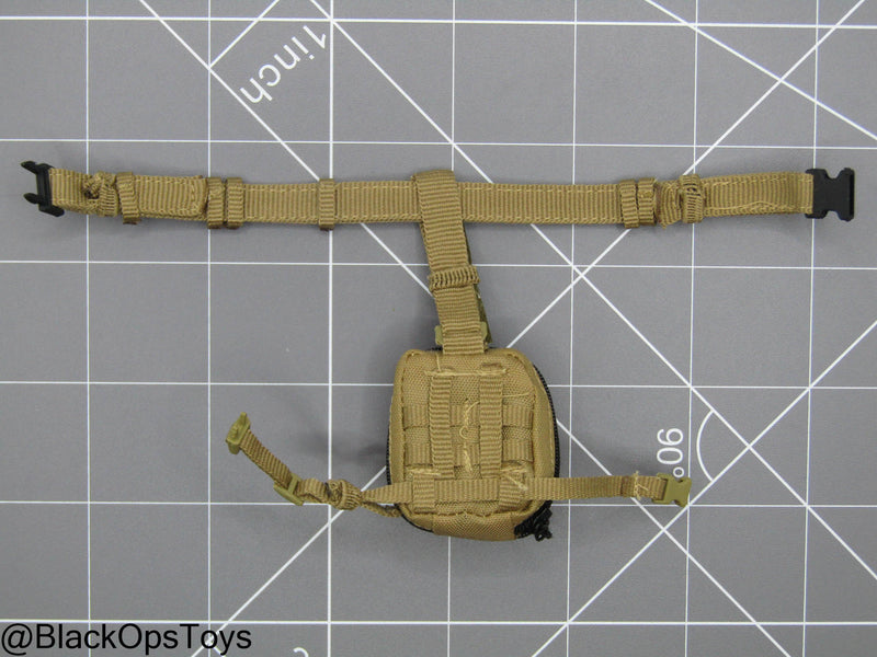 Load image into Gallery viewer, Bam 1/6 Tan Belt w/Drop Leg IFAK Pouch (Barrack Sergeant)
