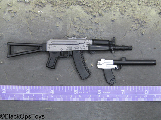 AK74U w/Underbarrel Shotgun & Foldable Stock