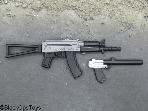 AK74U w/Underbarrel Shotgun & Foldable Stock