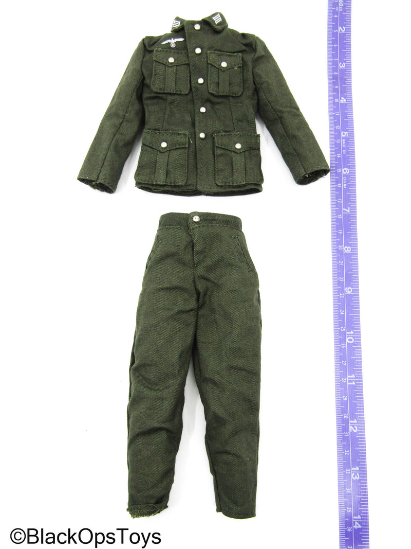 Load image into Gallery viewer, WWII German - Green Combat Uniform Set
