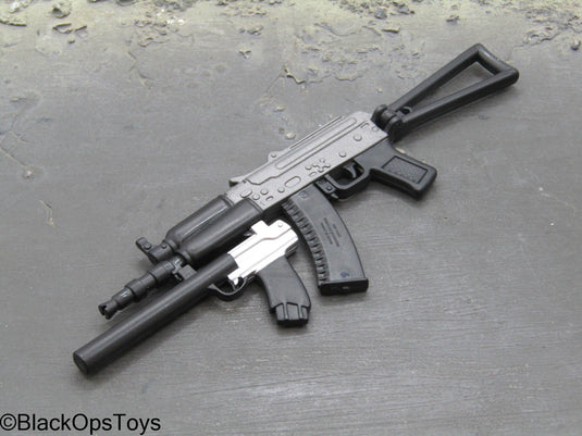 AK74U w/Underbarrel Shotgun & Foldable Stock