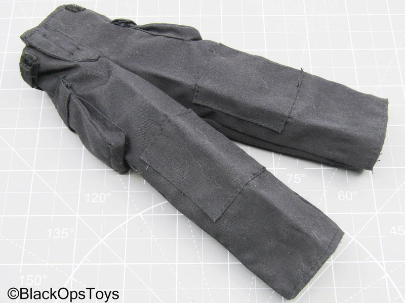 Load image into Gallery viewer, Large Body Black Pants
