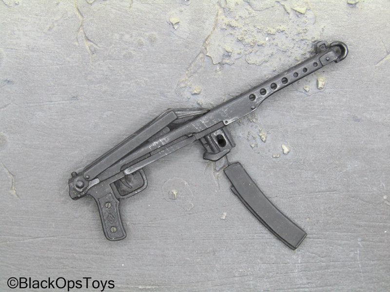 Load image into Gallery viewer, Scratch &amp; Dent (READ DESC) - Black Submachine Gun w/Folding Stock
