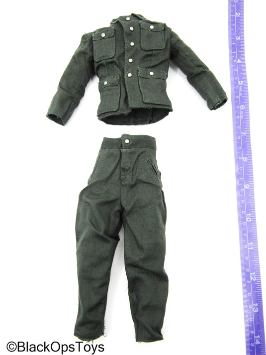 WWII German - Green Combat Uniform Set