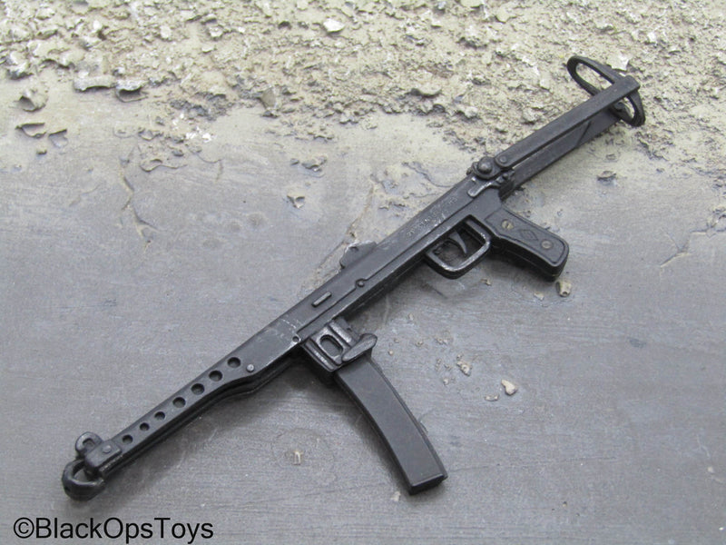 Load image into Gallery viewer, Scratch &amp; Dent (READ DESC) - Black Submachine Gun w/Folding Stock
