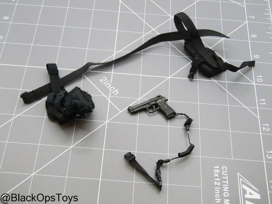 Bam 1/6 Pistol w/Drop Leg Holster & Pouch (READ DESC)