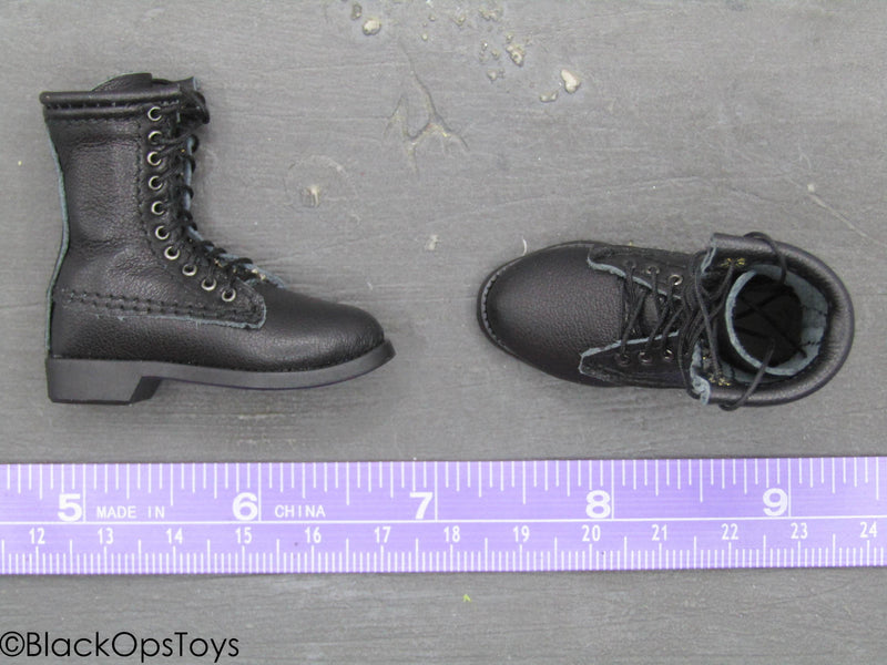 Load image into Gallery viewer, F/A-18E Pilot Captain Mitchell - Black Combat Boots (Foot Type)
