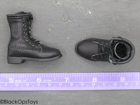 F/A-18E Pilot Captain Mitchell - Black Combat Boots (Foot Type)