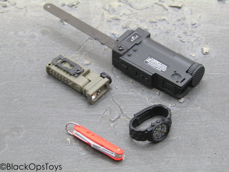 Load image into Gallery viewer, F/A-18E Pilot Captain Mitchell - Folding Pocket Knife w/Flashlight &amp; Radio
