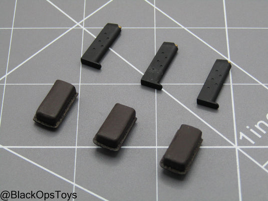 Pistol Magazines w/Mag Holsters (x3)