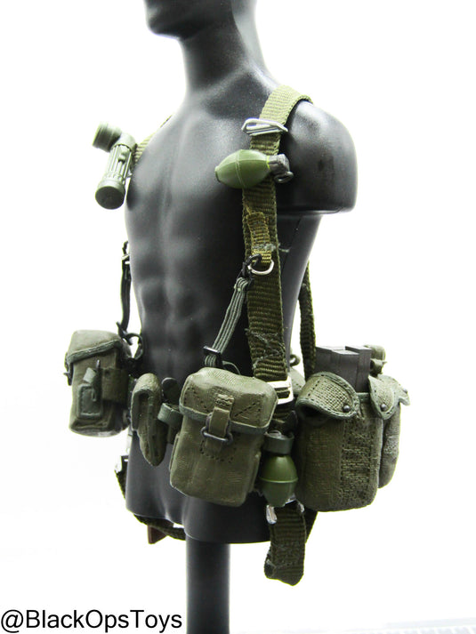 Bam 1/6 Vietnam Rivet Belt w/Harness, Pouch & Gear Set (Dragon)