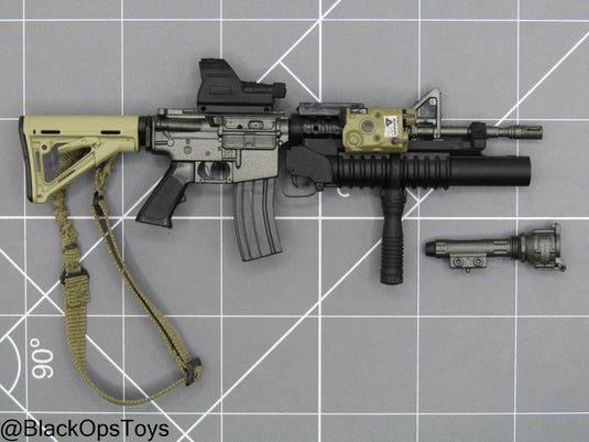 M4 Rifle w/Grenade Launcher & Attachment Set (Playhouse)