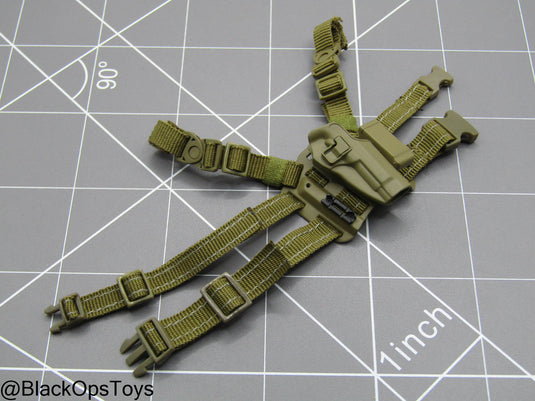 Tan Drop Leg Pistol Holster