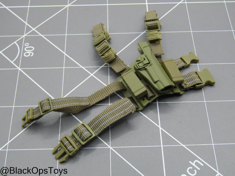 Load image into Gallery viewer, Tan Drop Leg Pistol Holster
