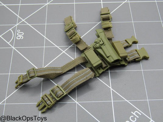 Tan Drop Leg Pistol Holster