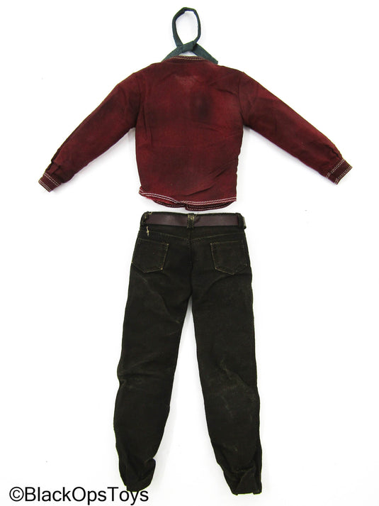 Old Man Logan - Red Shirt w/Brown Pants & Scarf