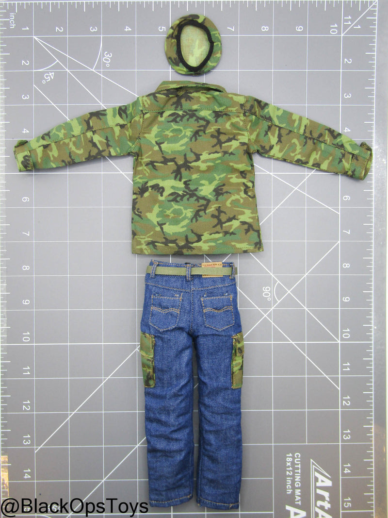 Load image into Gallery viewer, Vietnam - US SEAL Rifleman - Woodland Camo Uniform Set
