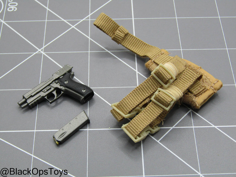 Load image into Gallery viewer, SIG Pistol w/Drop Leg Holster
