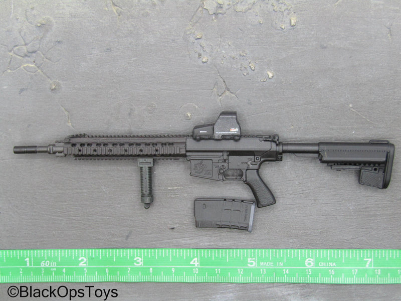 Load image into Gallery viewer, Weapons Collection - Black 308 Assault Rifle w/EO-Tech Sight &amp; Grip
