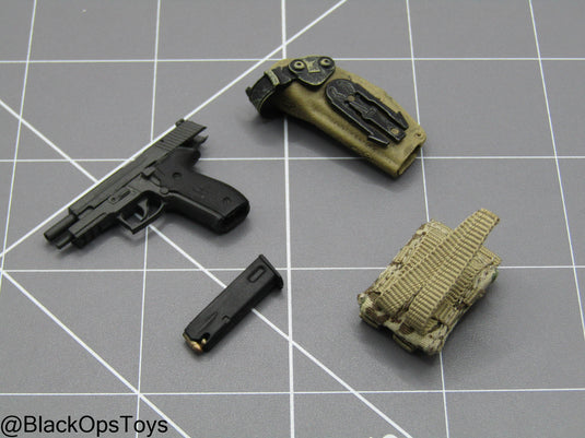 SIG P226 Pistol w/Holster & Mag Pouch (BBI)